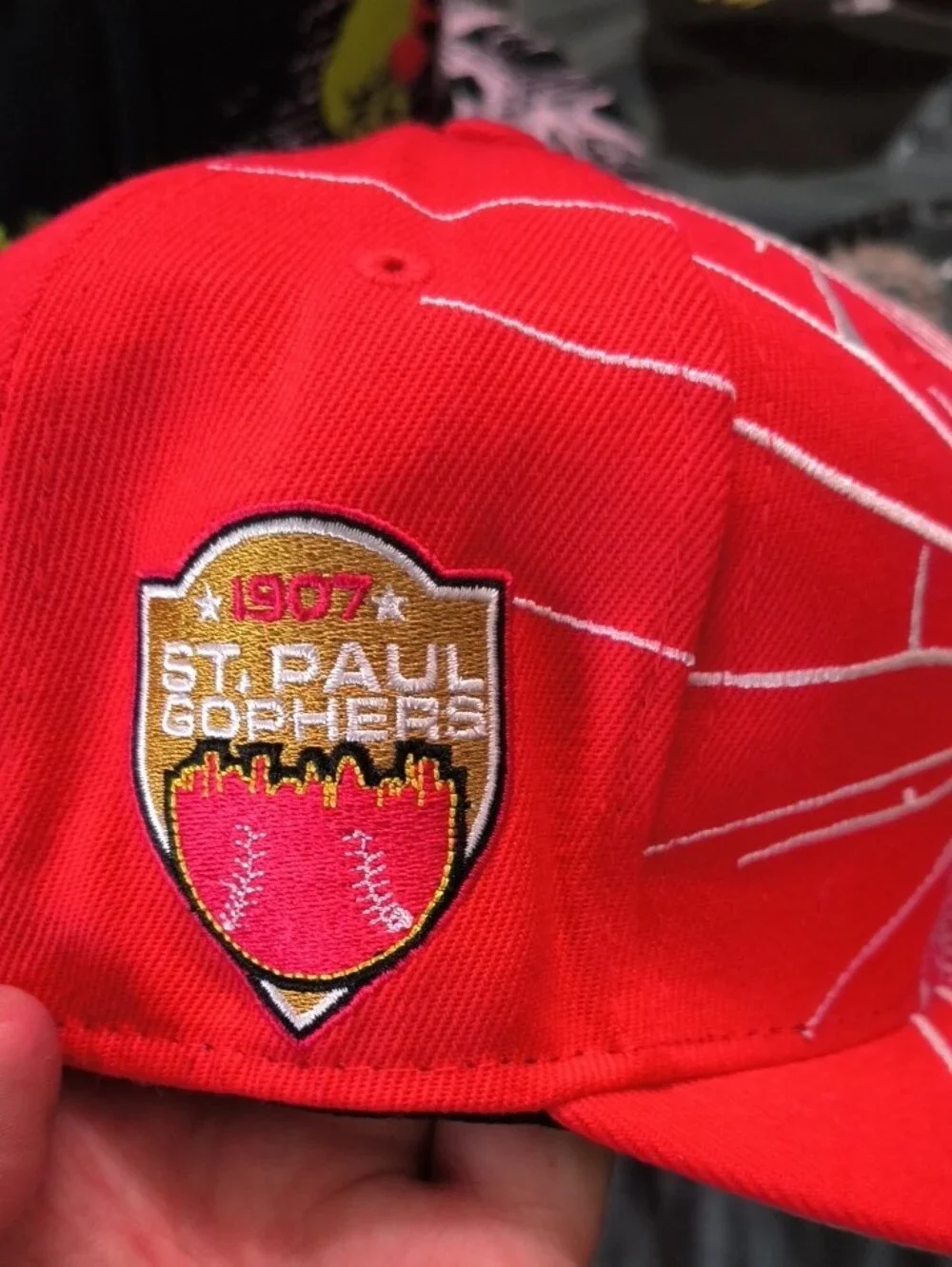 Tisa , St Paul Gophers Fitted Cap Sz 7 ⅛